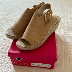 Catherine Malandrino wedge sandals